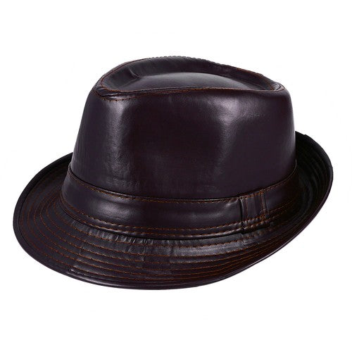 Chapeau Fedora classique style gangster, trilby à bords courts, Panama, casquette de jazz - Boniskiss