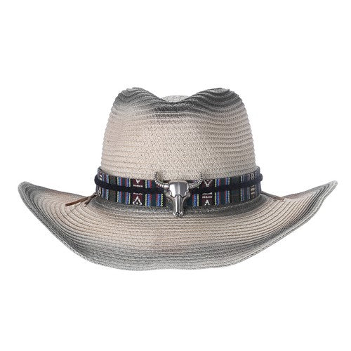 Chapeau Fedora classique de style western, en feutre, avec ceinture, idéal pour les activités de plein air et les cowboys - Boniskiss