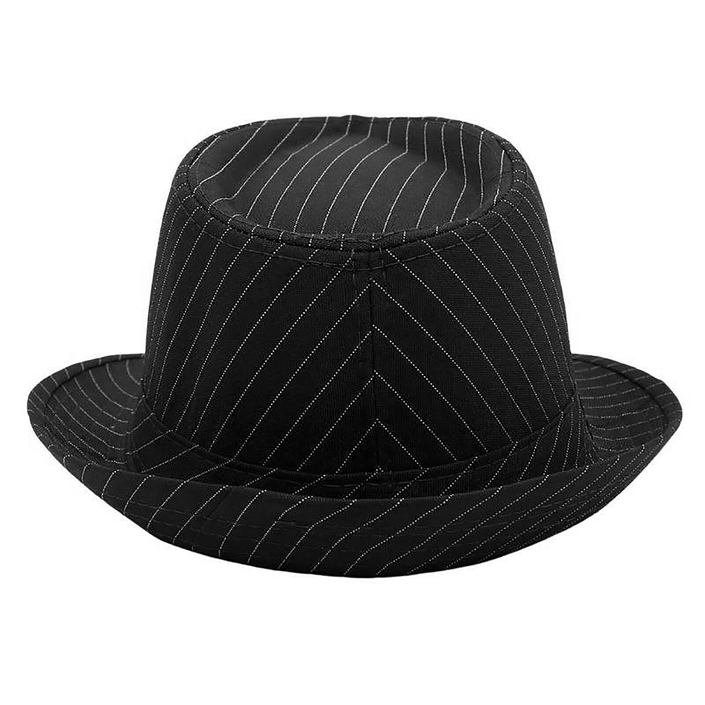 Manhattan Mafia Stripe Derby Hat - Boniskiss