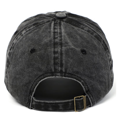 Casquette de baseball en denim délavé brodé, mélange de coton et coton, pour les amoureux des chiens - Boniskiss