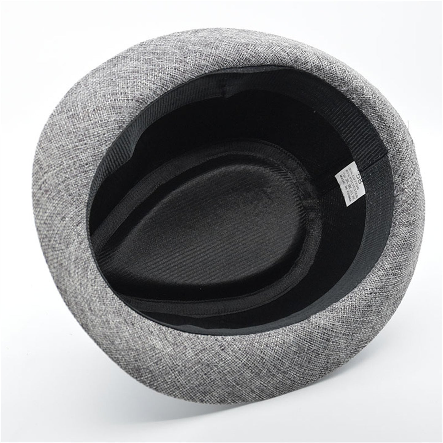 Short Brim Fedora Linen Panama Sun Hat - Boniskiss