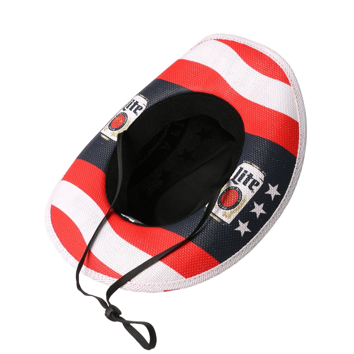 Chapeau de cowboy en paille imprimée à bord incurvé, style western, pour homme - Boniskiss