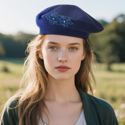 Béret français classique, chapeau d'artiste élégant - Boniskiss
