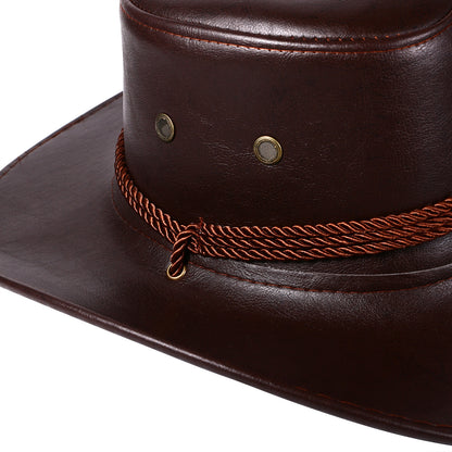 Chapeau de cowboy à larges bords bouclés, style western australien - Boniskiss