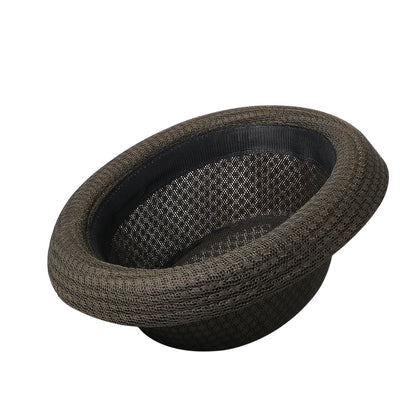 Soft Mesh Pork Pie Fedora Hat - Boniskiss