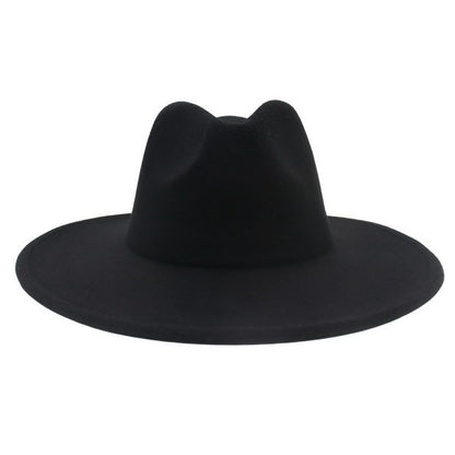 Western Style Fedora Felt Cowboy Hat - Boniskiss