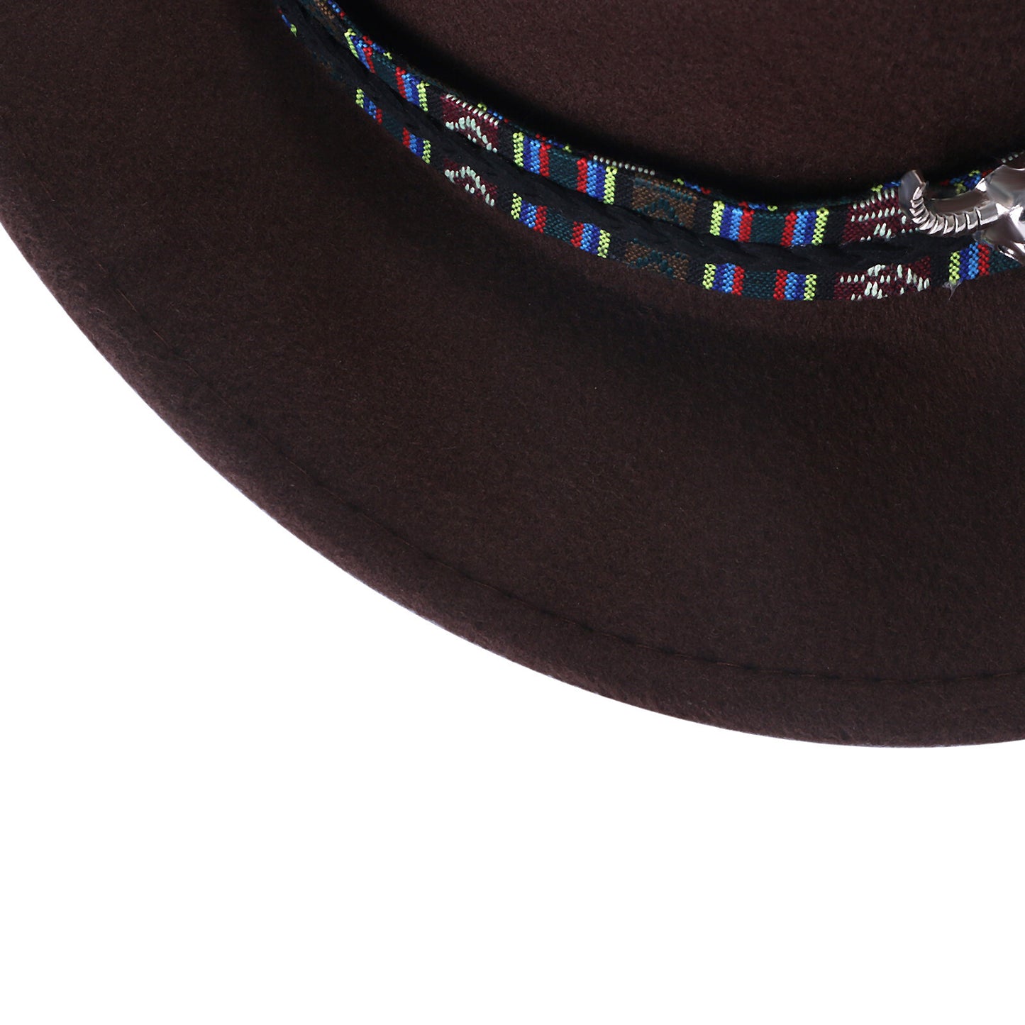 Chapeau Fedora classique de style western, en feutre, avec ceinture, idéal pour les activités de plein air et les cowboys - Boniskiss