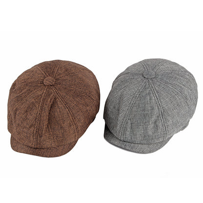 Classic 8 Panel Newsboy Gatsby Cap - Boniskiss