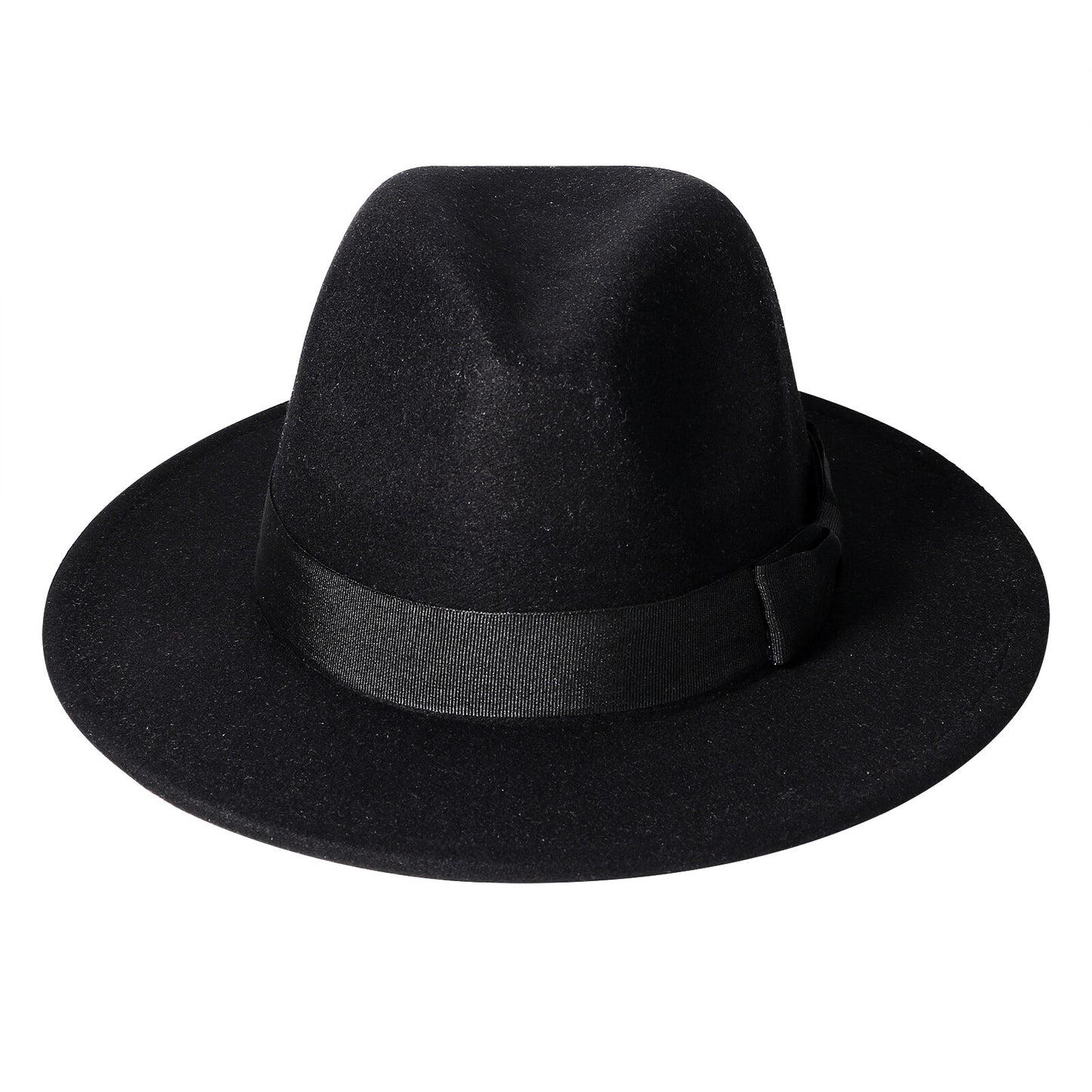 Classic Wool Felt Fedora Hat - Boniskiss