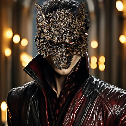 Boniskiss Unisex Punk Werewolf Mask - for Masquerade Halloween Venetian Carnival