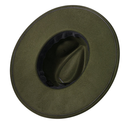 Western Style Fedora Felt Cowboy Hat - Boniskiss