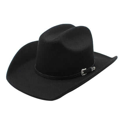 Chapeau Fedora classique de cow-boy/cowgirl avec ceinture - Boniskiss