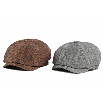 Classic 8 Panel Newsboy Gatsby Cap - Boniskiss