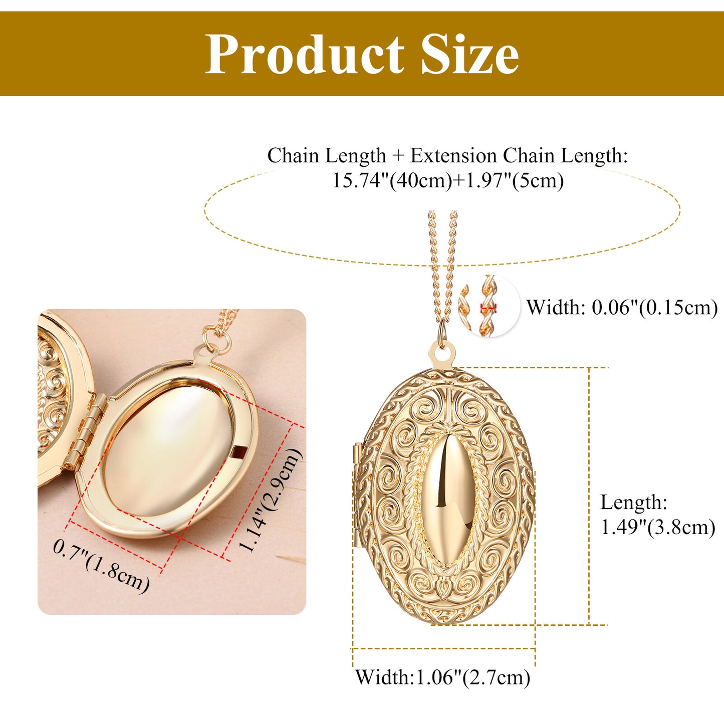 Customized Necklace Personalized Engraved Locket Pendant - Boniskiss