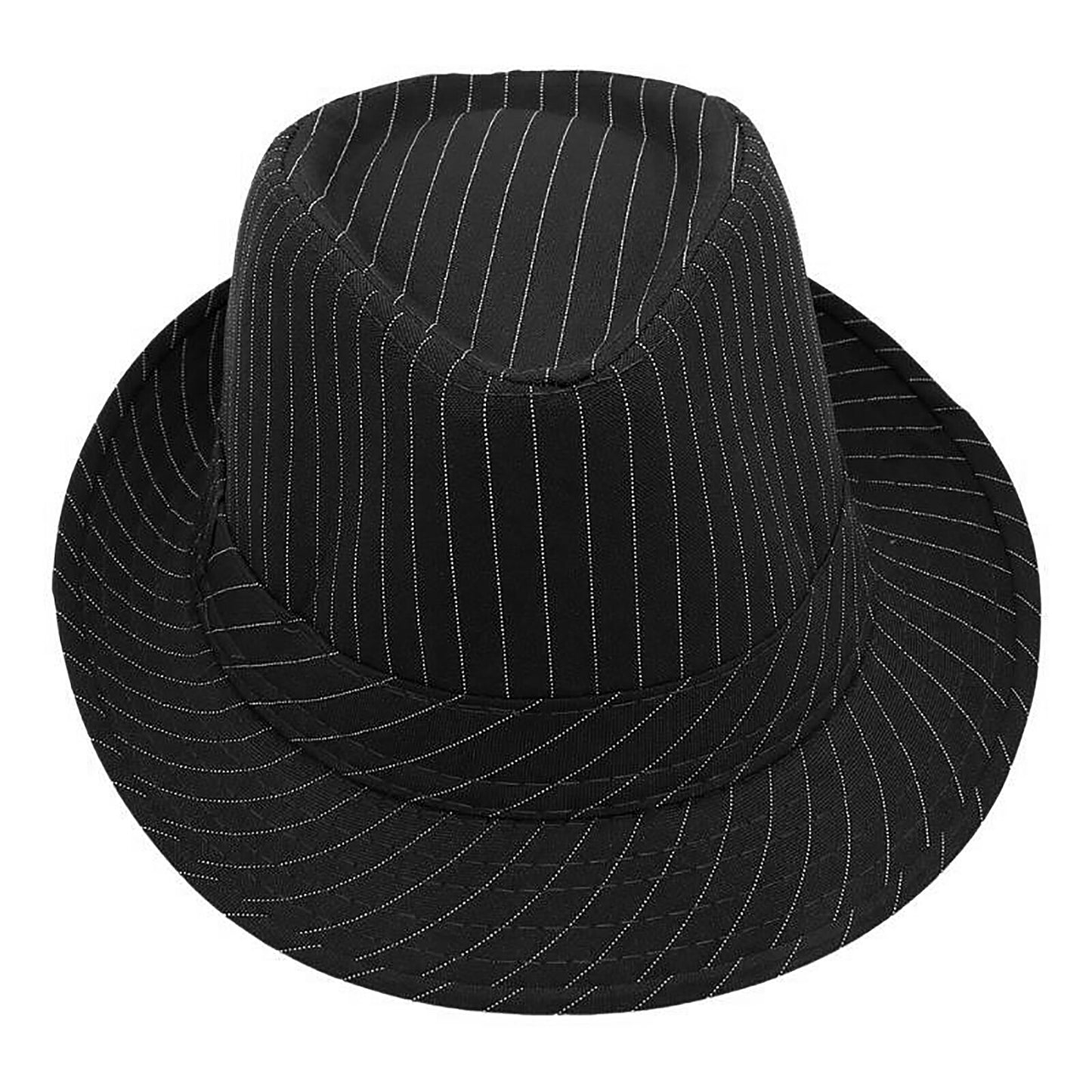 Manhattan Mafia Stripe Derby Hat - Boniskiss