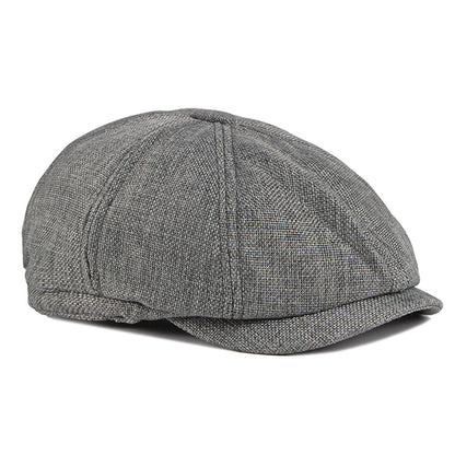 Classic 8 Panel Newsboy Gatsby Cap - Boniskiss