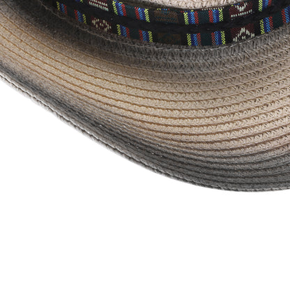 Chapeau Fedora classique de style western, en feutre, avec ceinture, idéal pour les activités de plein air et les cowboys - Boniskiss