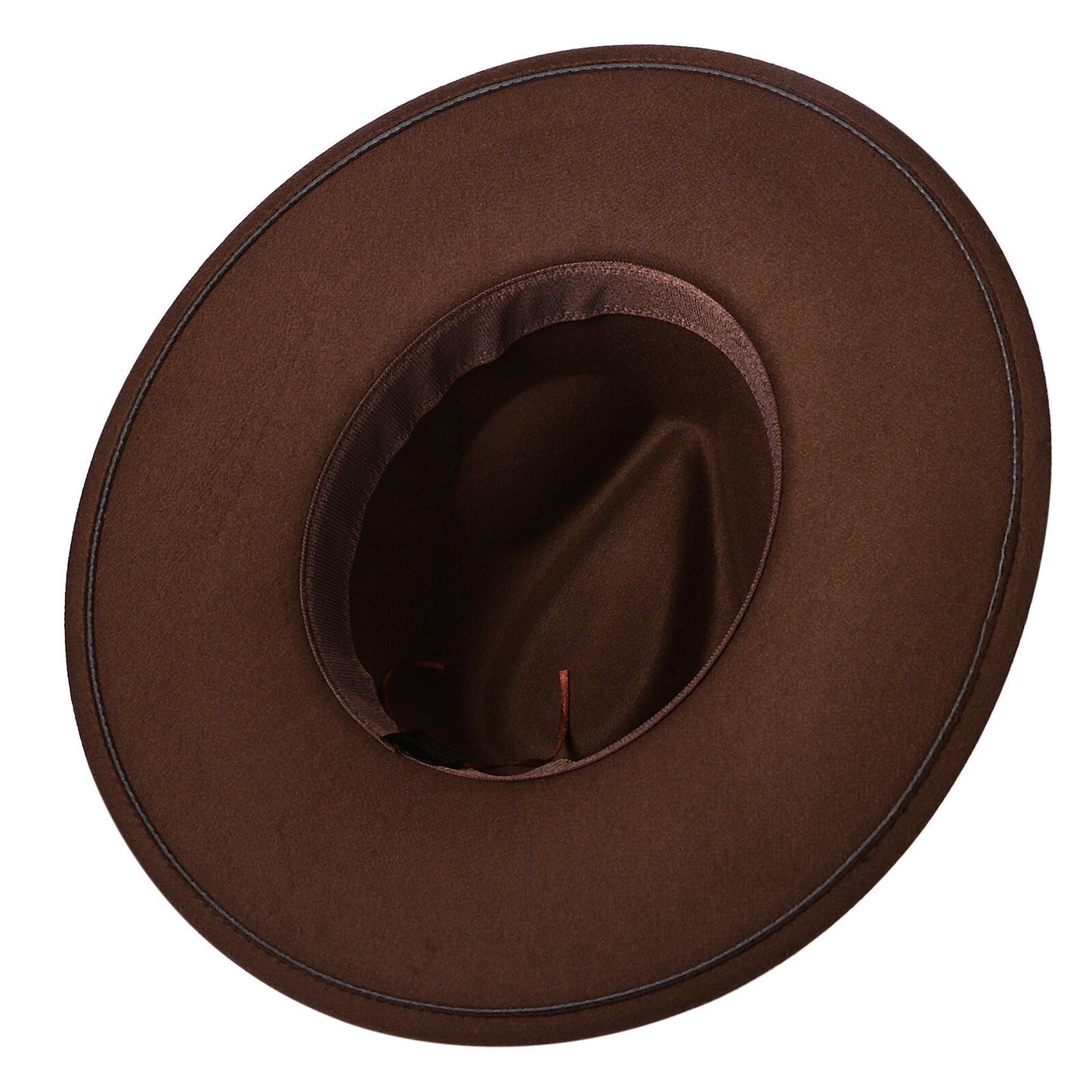 Western Style Fedora Felt Cowboy Hat - Boniskiss