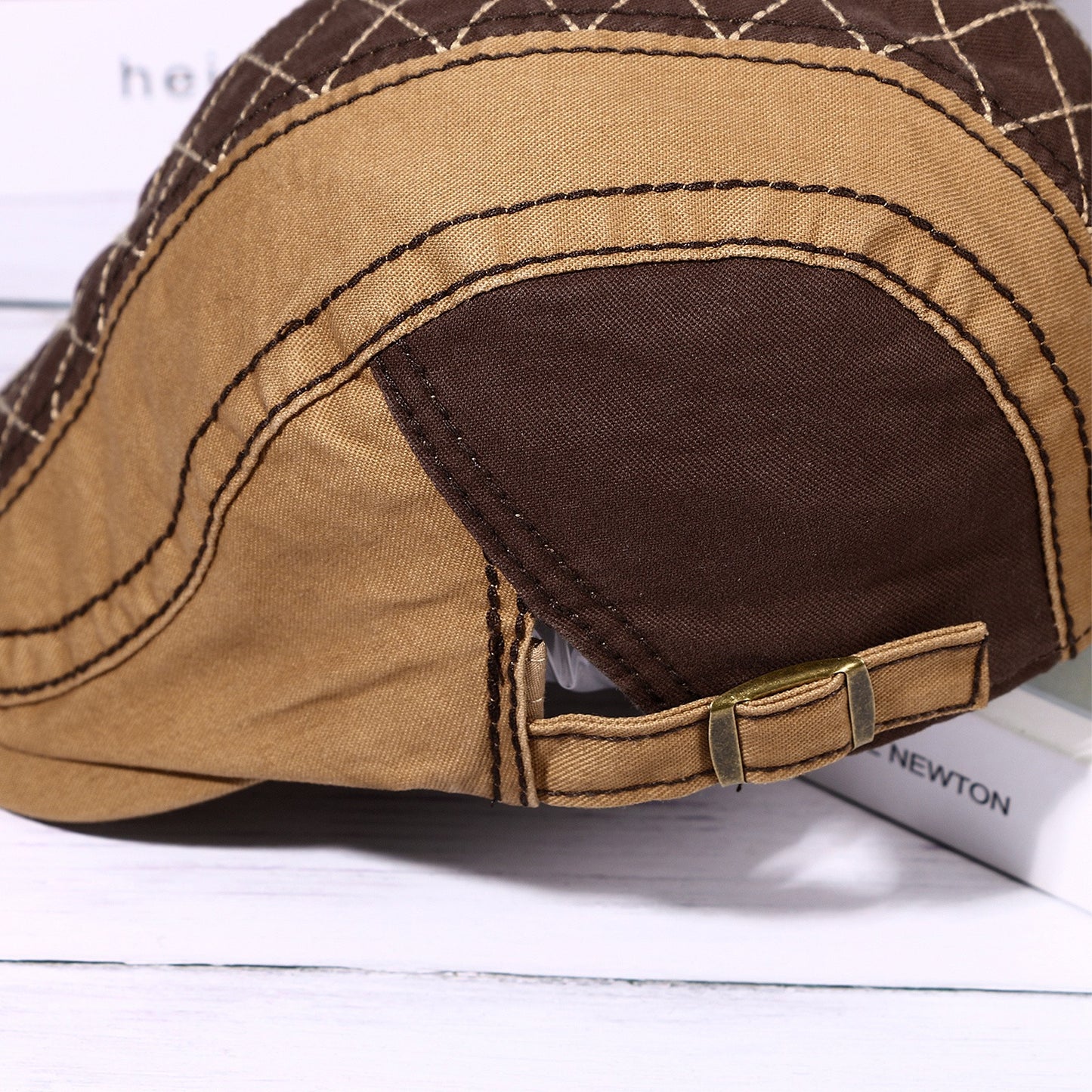 Casual British Style Hat Adjustable Beret Taxi Driving Cap - Boniskiss