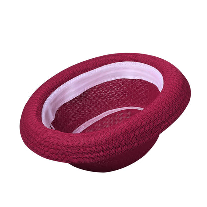 Soft Mesh Pork Pie Fedora Hat - Boniskiss