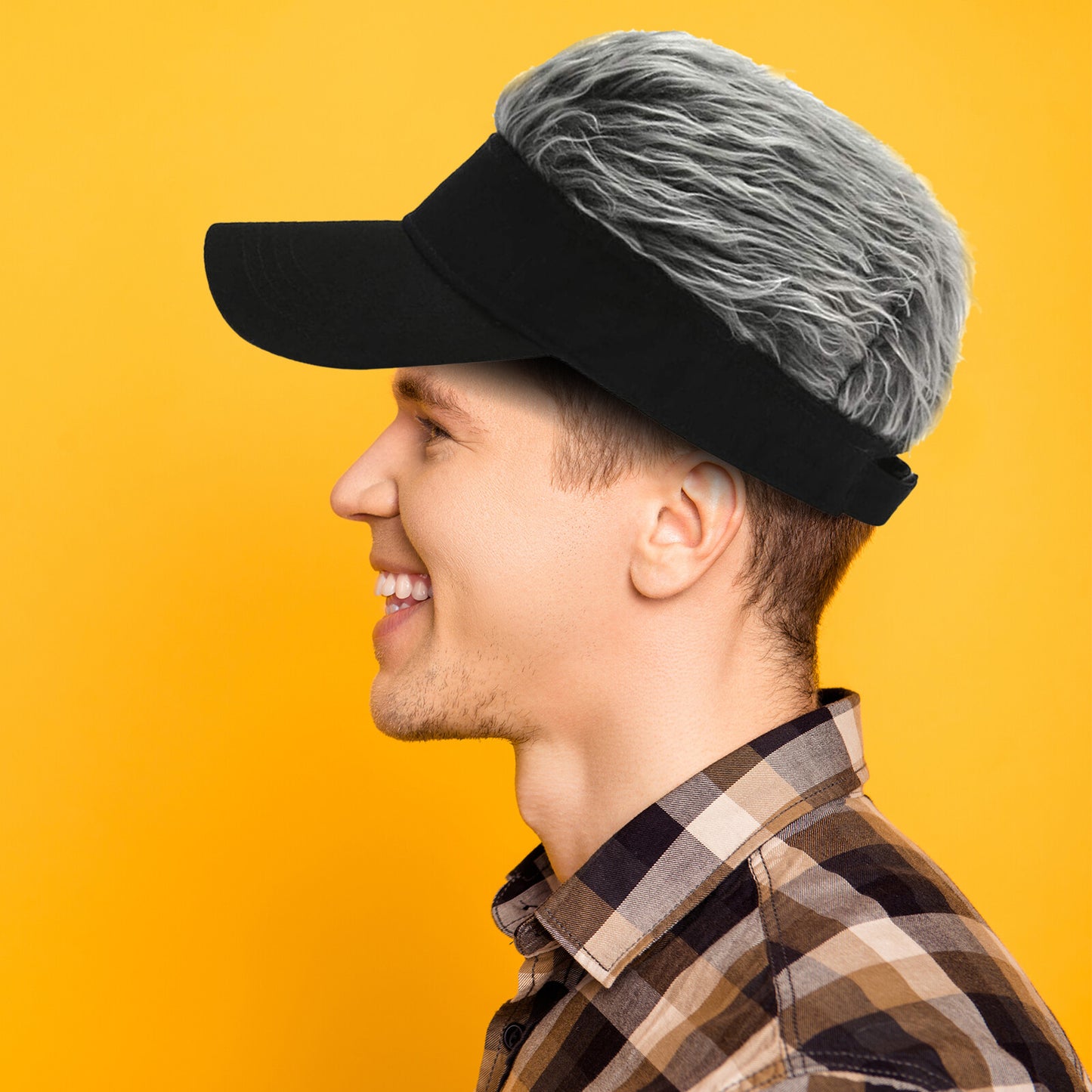 Perruque fantaisie pour chapeau de soleil - Boniskiss