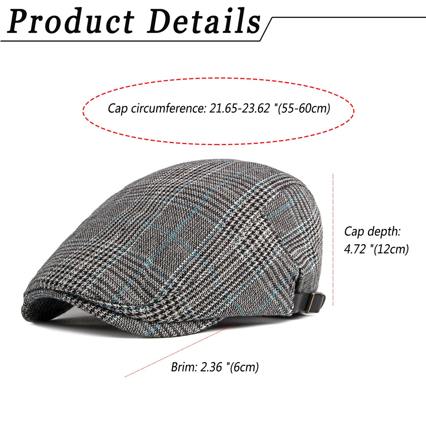 British Style Newsboy Berets Cap - Boniskiss