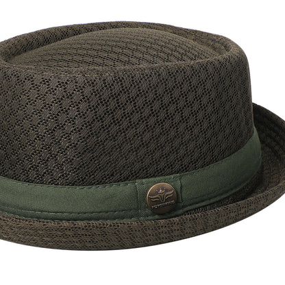 Soft Mesh Pork Pie Fedora Hat - Boniskiss