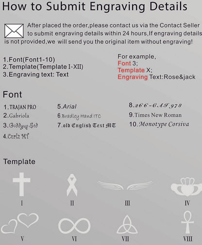 Customized Necklace Personalized Engraved Locket Pendant - Boniskiss