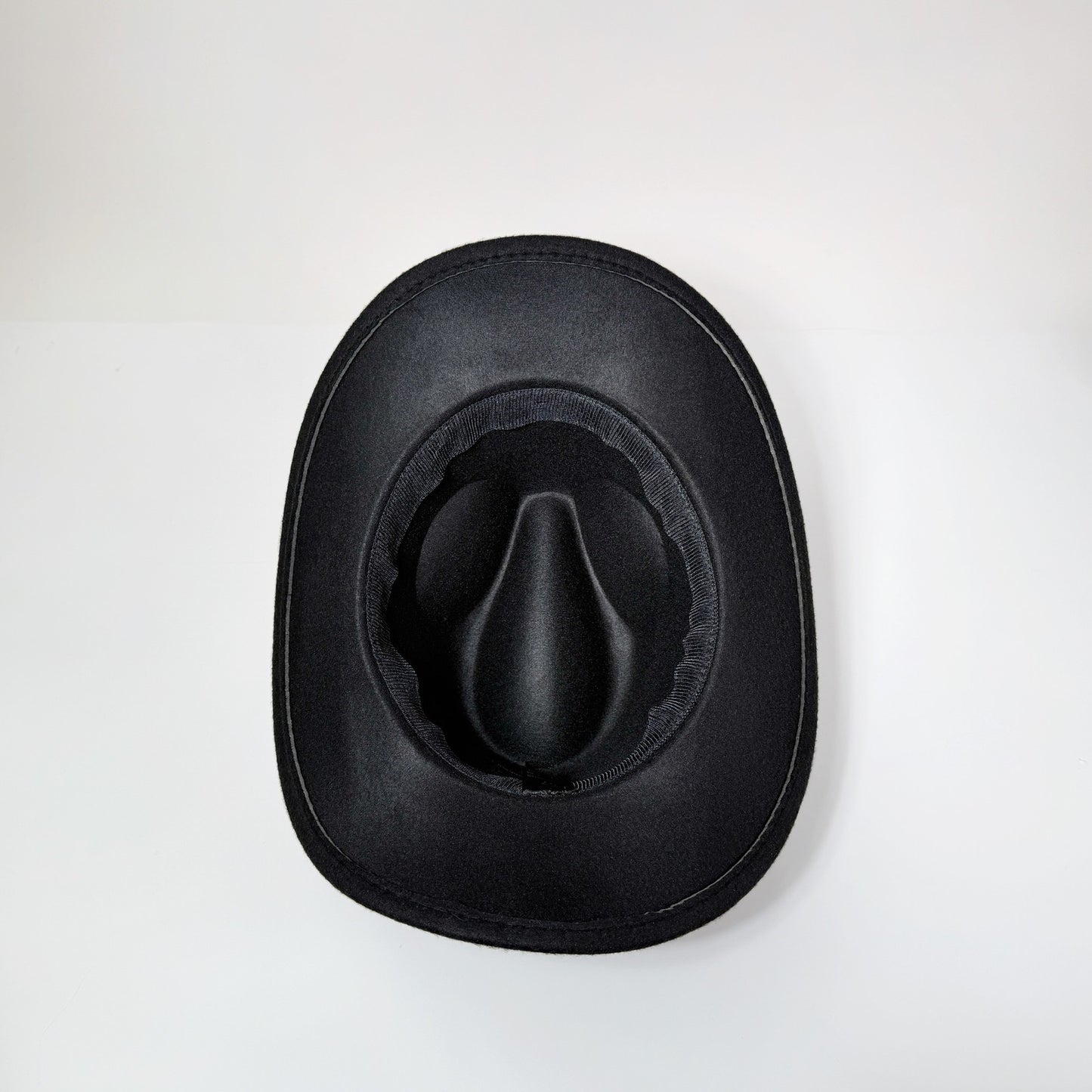 Western Cowboy Hat with Metal Decorative Band Wide Brim Styling Hat - Boniskiss