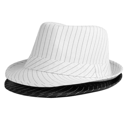 Manhattan Mafia Stripe Derby Hat - Boniskiss