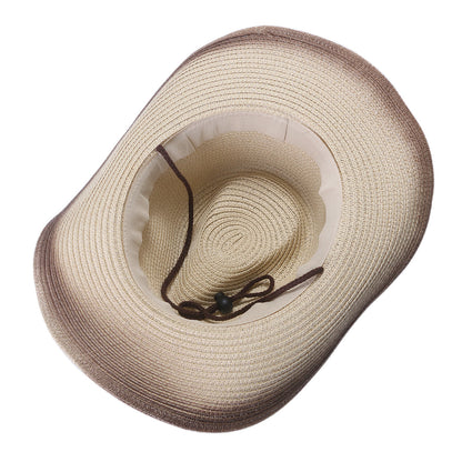 Chapeau Fedora classique de style western, en feutre, avec ceinture, idéal pour les activités de plein air et les cowboys - Boniskiss