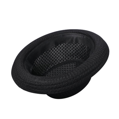 Soft Mesh Pork Pie Fedora Hat - Boniskiss