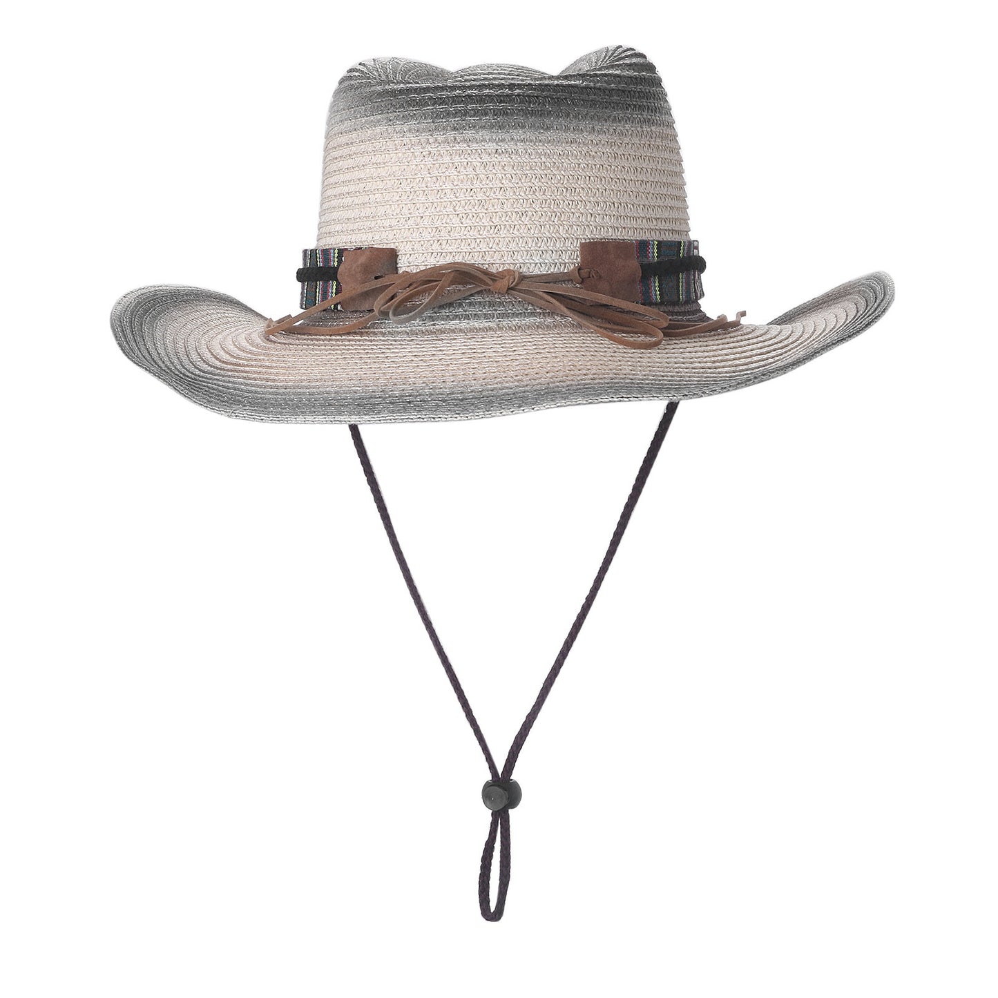 Chapeau Fedora classique de style western, en feutre, avec ceinture, idéal pour les activités de plein air et les cowboys - Boniskiss