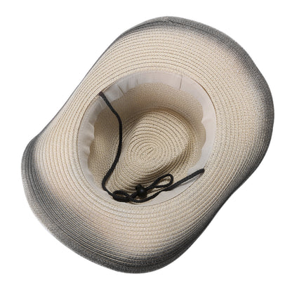 Chapeau Fedora classique de style western, en feutre, avec ceinture, idéal pour les activités de plein air et les cowboys - Boniskiss