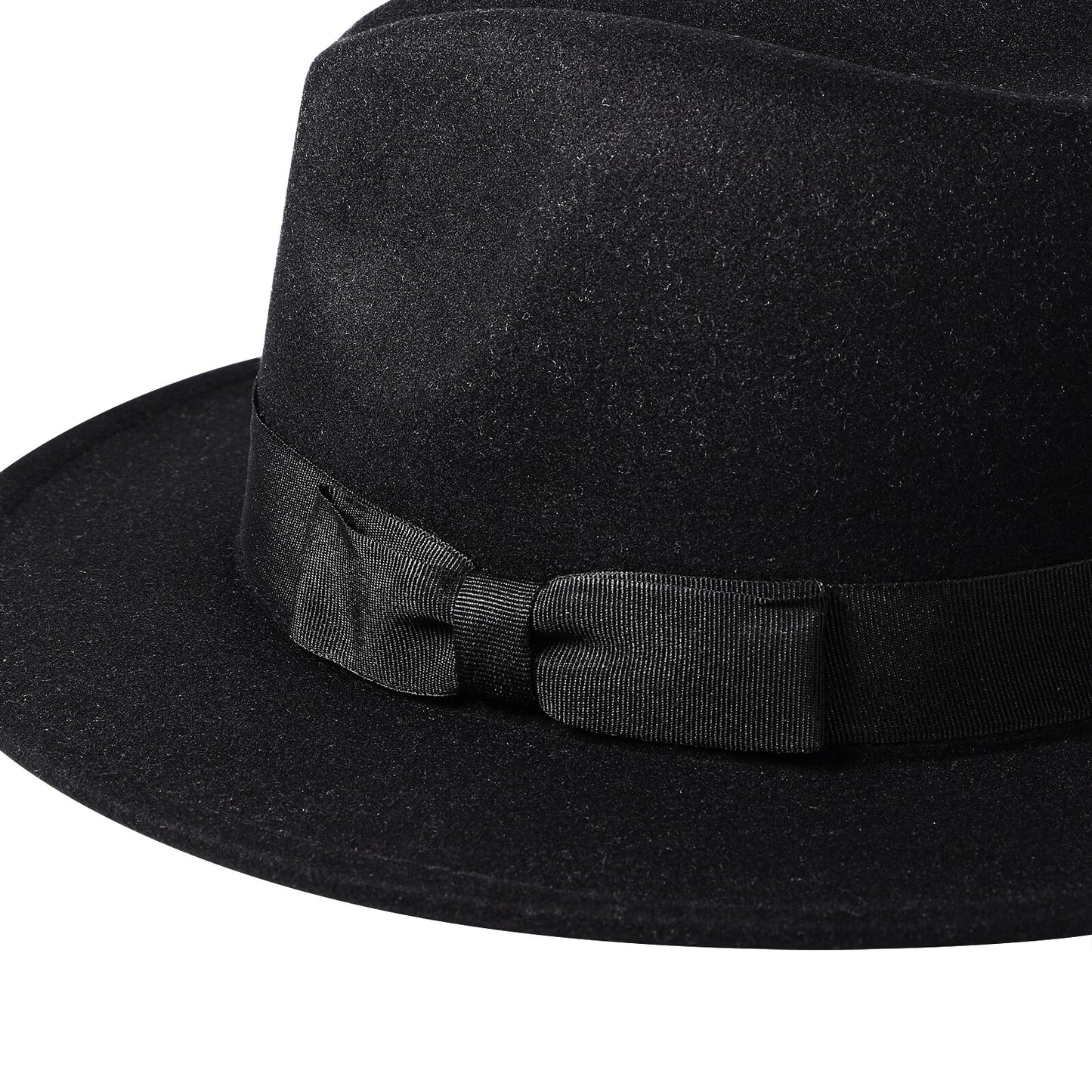 Classic Wool Felt Fedora Hat - Boniskiss