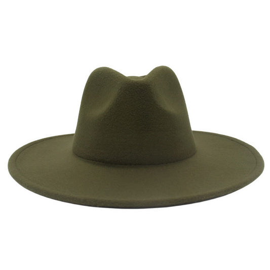 Western Style Fedora Felt Cowboy Hat - Boniskiss