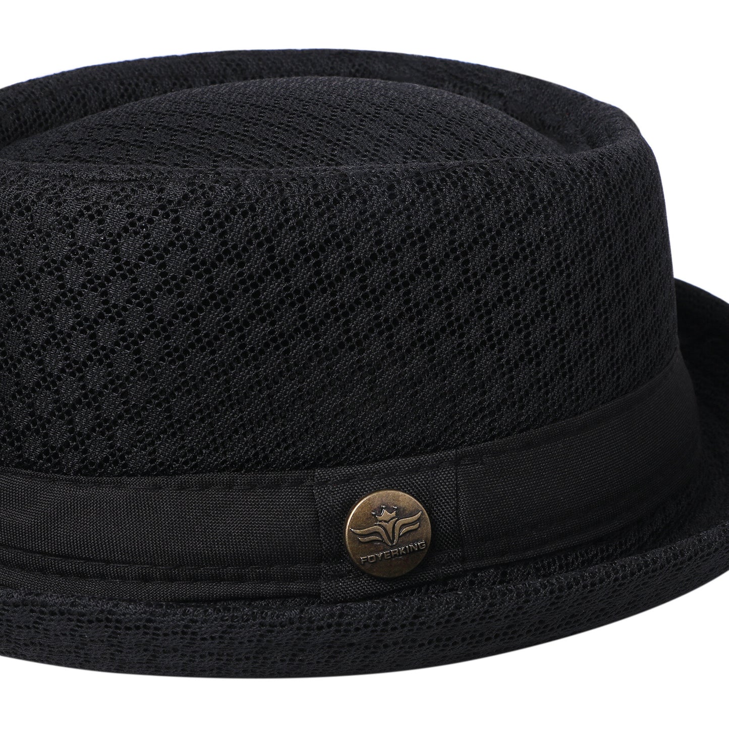 Soft Mesh Pork Pie Fedora Hat - Boniskiss