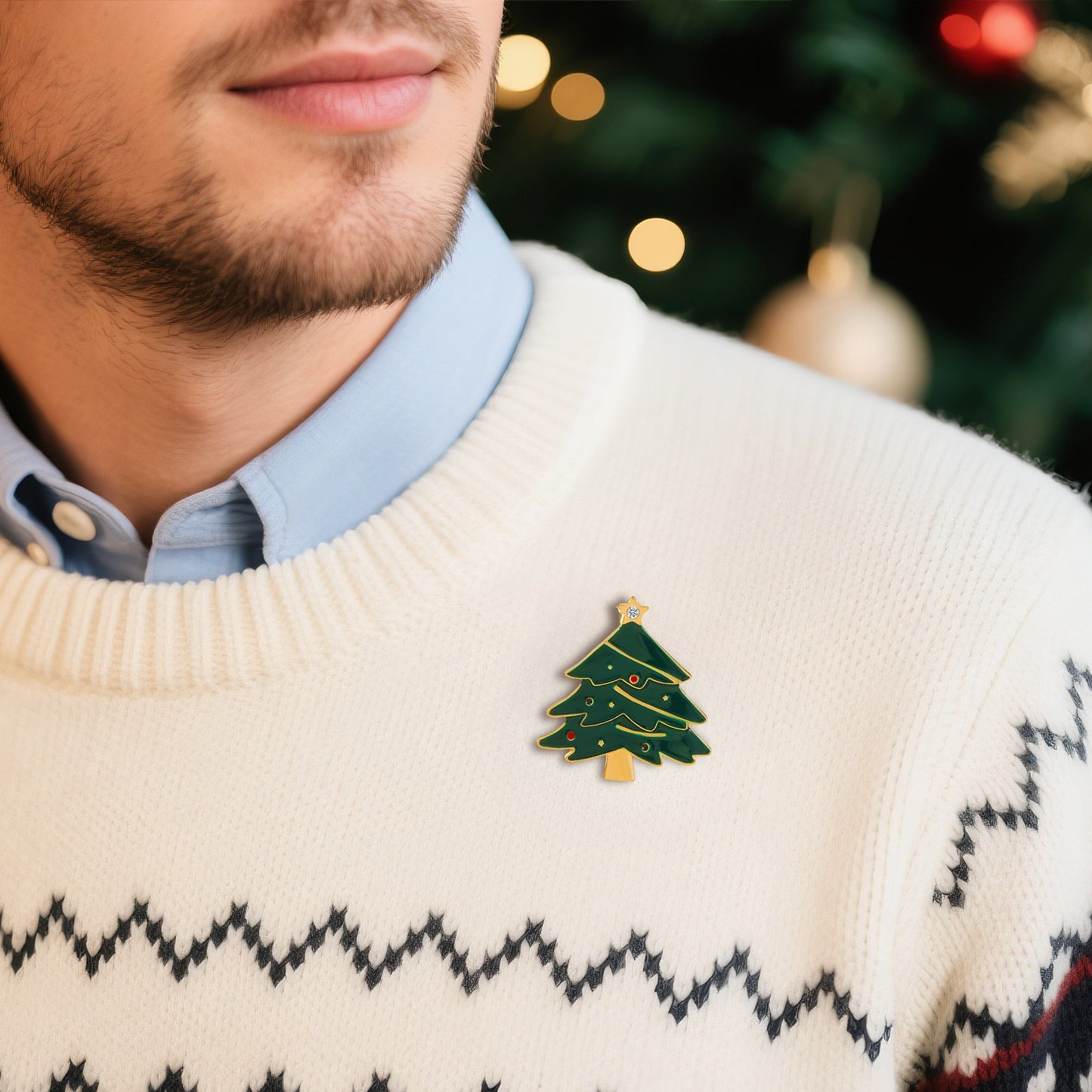 Boniskiss 5PCS Christmas Enamel Pin Set