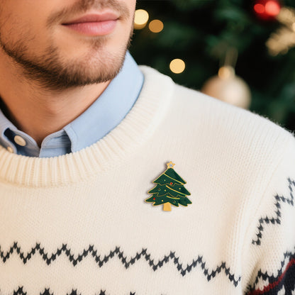 Boniskiss 5PCS Christmas Enamel Pin Set