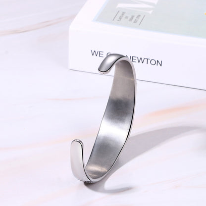 Boniskiss Carved Vivid Owl Amulet Open Cuff Bangle Stainless Steel Bracelet Viking Jewelry For Men