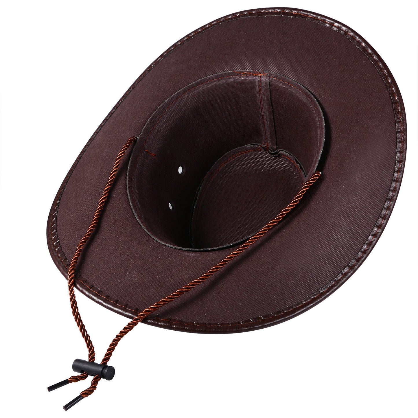 Chapeau de cowboy à larges bords bouclés, style western australien - Boniskiss