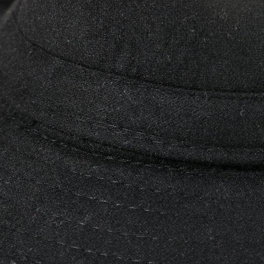 Black Classic Derby Style Short Brim Trilby Hat - Boniskiss (Size L & SIze XL)