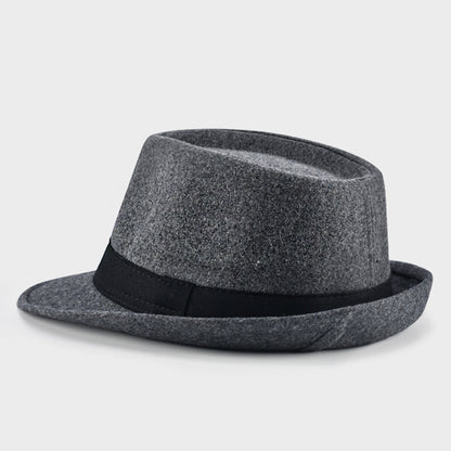 Classic Derby Style Short Brim Trilby Hat - Boniskiss (Size L & SIze XL)
