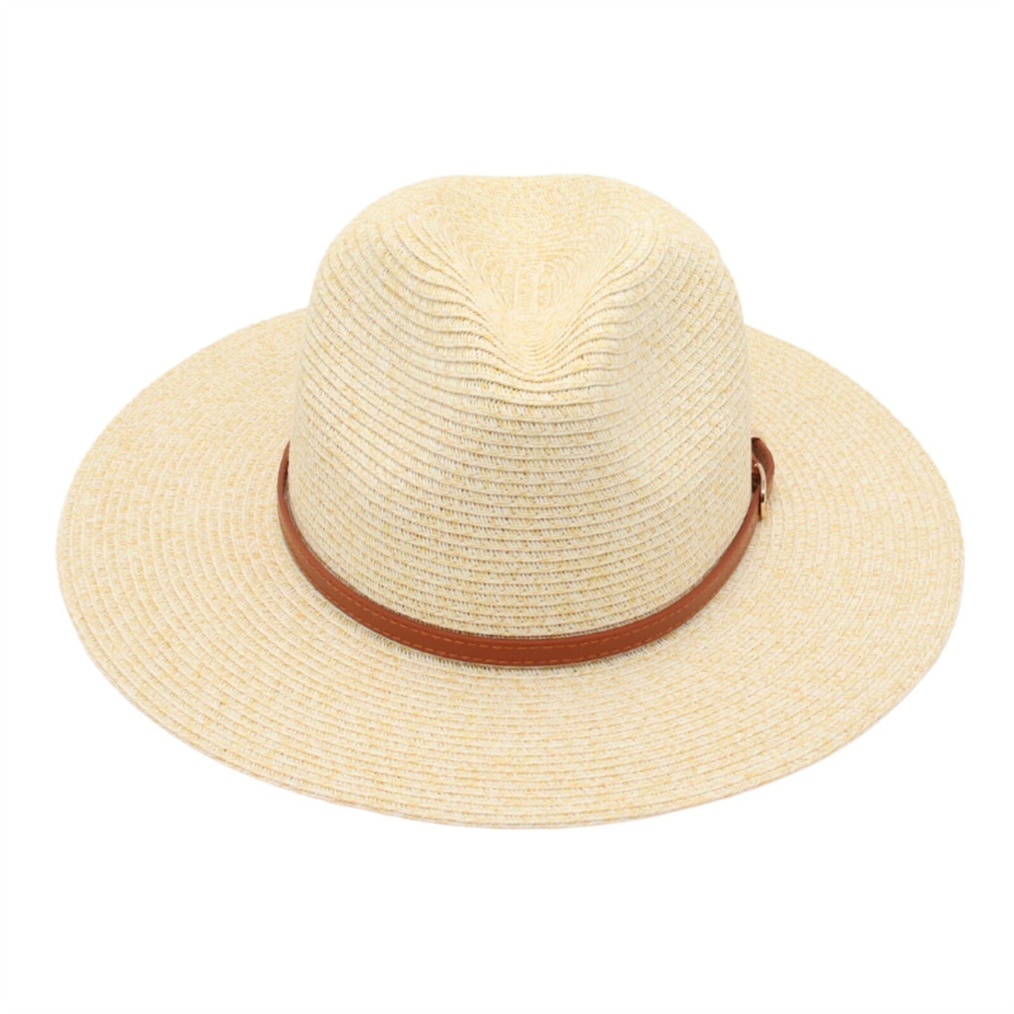 Chapeau de plage Panama en paille, protection solaire UPF 50+ - Boniskiss