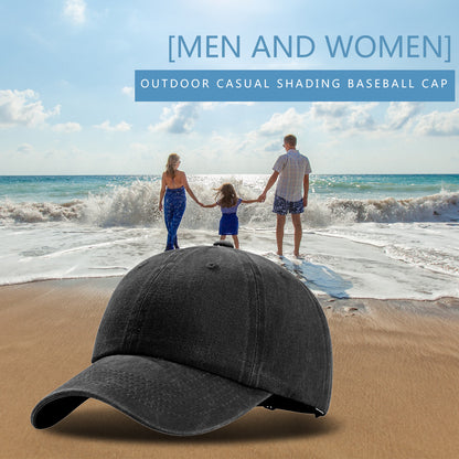 Casquette de baseball vintage en denim délavé, chapeau de soleil pour le golf - Boniskiss