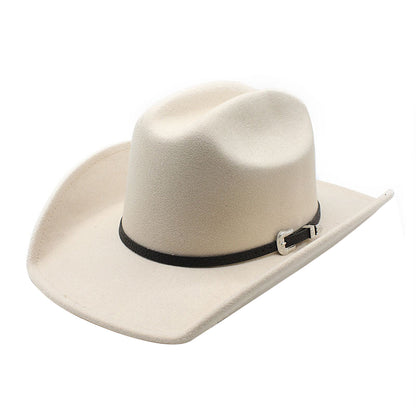 Chapeau Fedora classique de cow-boy/cowgirl avec ceinture - Boniskiss