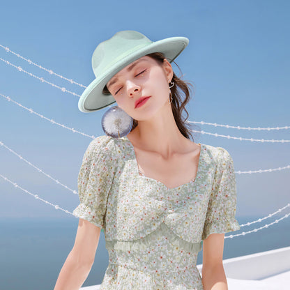 Classic Wool Felt Fedora Hat - Boniskiss