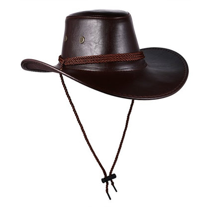 Chapeau de cowboy à larges bords bouclés, style western australien - Boniskiss