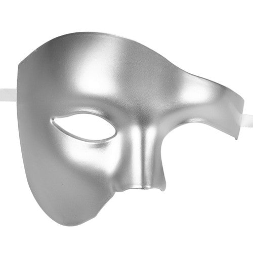Boniskiss Men's Classic Phantom of The Opera Half Face Mask - Venetian Mardi Gras Masquerade Mask
