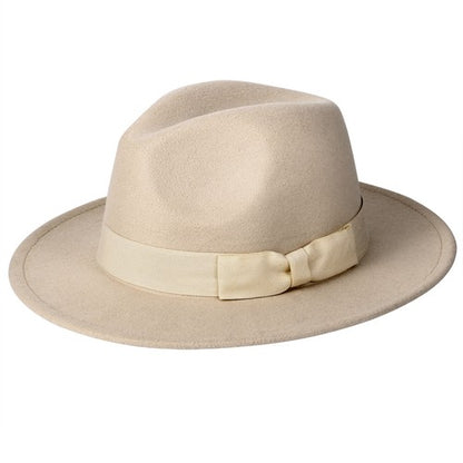 Classic Wool Felt Fedora Hat - Boniskiss